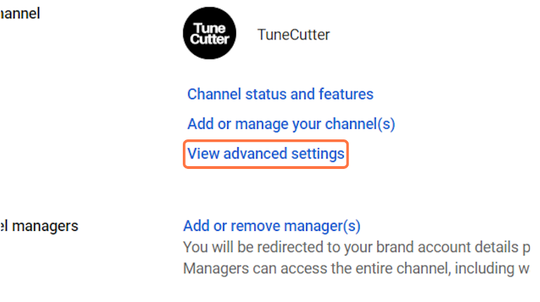 How do i find my youtube channel ID? Tunecutter